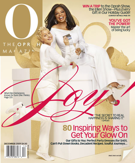 The Oprah Magazine // Ellen & Oprah