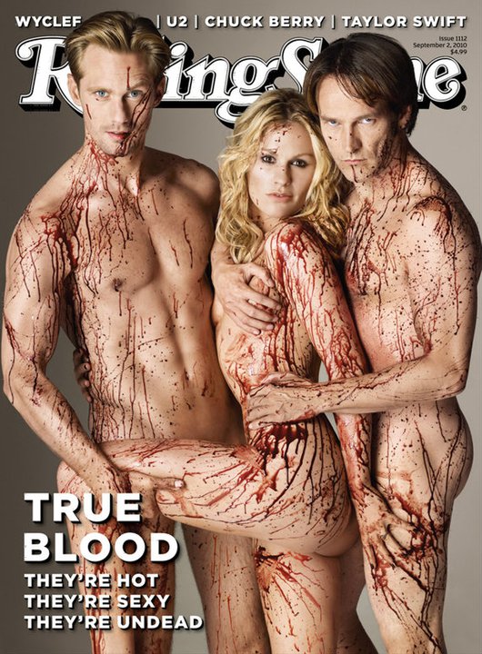 Rolling Stone // Anna Paquin & Stephen Moyer & Alexander Skarsgard