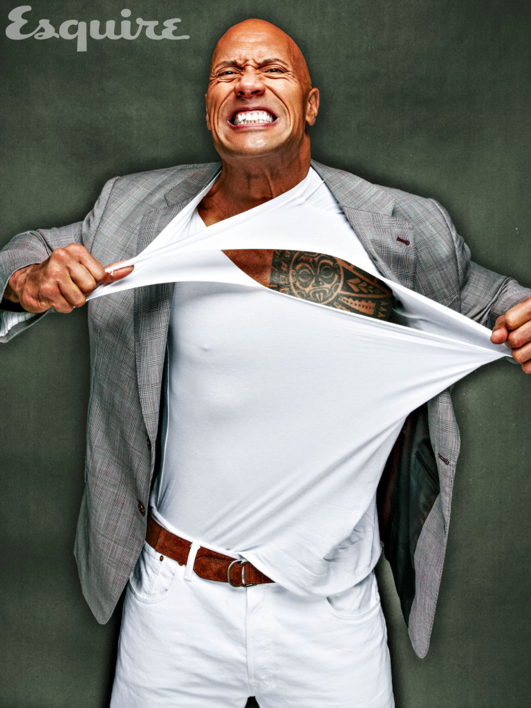 Esquire // Dwayne Johnson
