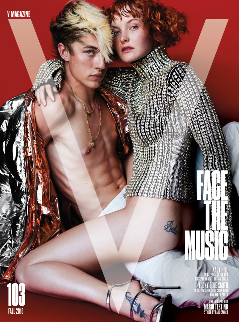 V Magazine //  Lucky Blue Smith & Kacy Hill // Troye Sivan & Taylor Hill